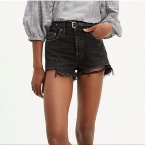 Levi 501 high rise shorts